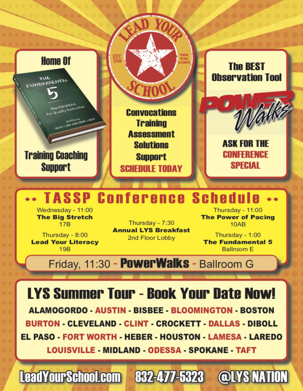 LYS Live... TASSP and More! Lead Your School